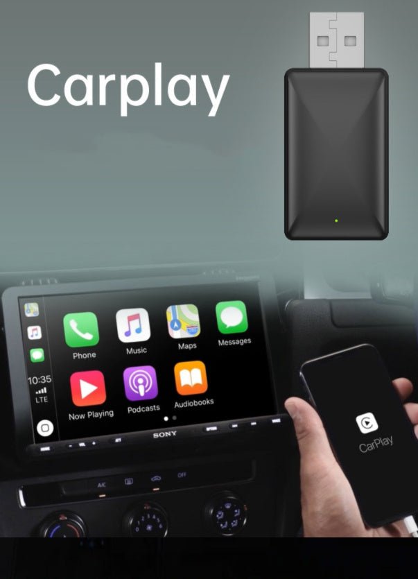 2-in-1 Wireless Car Adapter